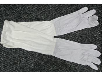 Military Issue Long White Gloves - main image