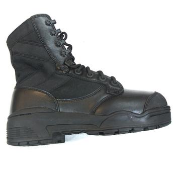 Magnum Hi Leg Safety Boots British Military Black Magnum Steel Toe Cap Boots New