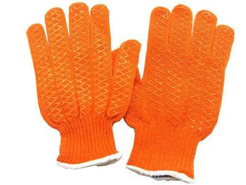 Orange Non Slip Grip Gloves Grippy Gloves - main image