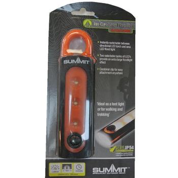 LED Clip On Light Summit Orange / Black Clip LED Light - main image