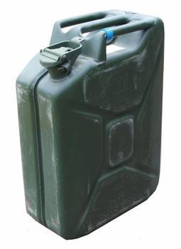 NATO MOD Issue 20 Litre Metal Jerry Cans In Used Condition - main image