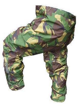Goretex Style Trousers Genuine British Army Issue DPM MVP With Zip At Bottom - Used - main image