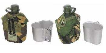 DPM Bottle And Cup Quality Plastic Water Bottle And Alloy Cup In DPM Pouch - main image