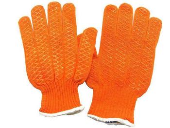 Orange Non Slip Grip Gloves Grippy Gloves - main image