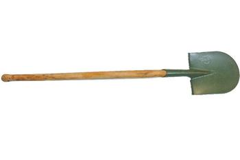 Military Spade Tall Army issue pioneer Wooden Handled spade - main image