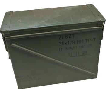 Large Ammo Box Green 30mm Polish Anti Tank Steel ammo box - main image