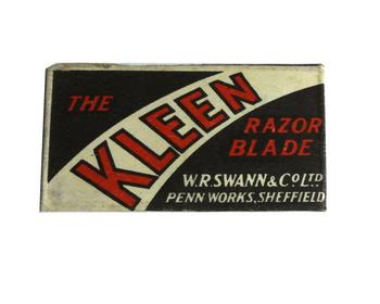 Vintage 3 Point Kleen Razor Blade - main image