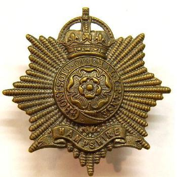 Royal Hampshire Regiment Cap Badge  - main image