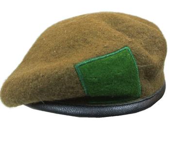 Khaki Beret New Army Issue Khaki Guards Beret With Patch Welsh Guards - main image