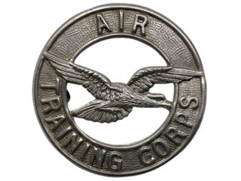 ATC Badge New Air Training Corps Metal Cap Badge - main image