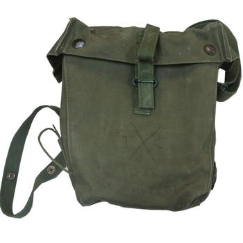 S6 Military Issue First Pattern Vintage S6 Canvas Respirator Bag Rare Bag - main image