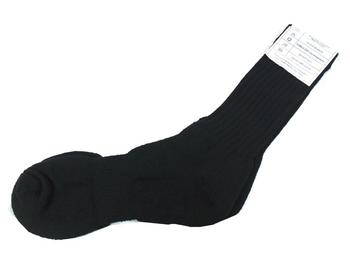 Military Issue Black General Service Socks (Shorter Length) Polyester Cotton Mix - main image
