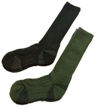 Cotton Coolmax Socks Highlander Coolmax Crusader Socks Black Or Olive (SOC082) - main image