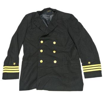 US Black Military Issue Double Breasted Tunic - main image