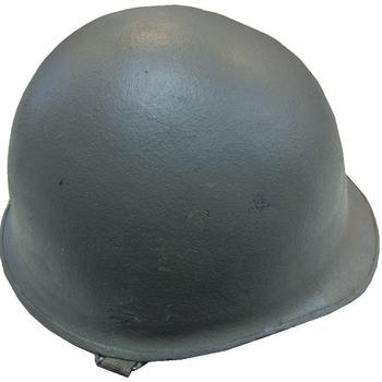US / Dutch Military issue Grey Reserve helmet with Tortoise shell liner - main image