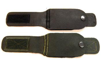 Leather Watch Cover Black Or Olive - main image