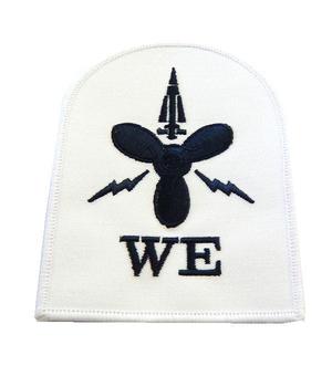 Naval Badge WE Weapons Engineering Royal Navy Badges - White Working Dress - main image