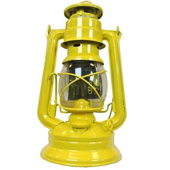 Hurricane Lantern Vintage Yellow Meva Heavy weight Hurricane Paraffin lamp  - main image