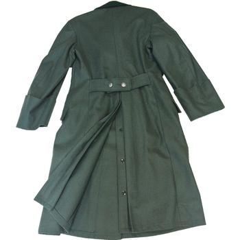 German Green Military Issue Vintage Great Coat - main image
