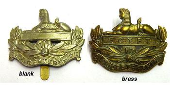 Gloucestershire Regiment Cap Badges And Back Badge - main image