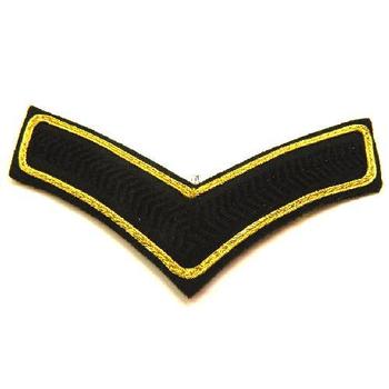 Ceremonial Lance Corporal Stripe - Black And Green - main image