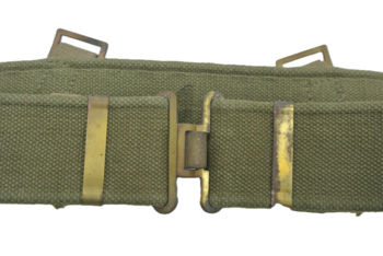 37 pattern green webbing belt - main image