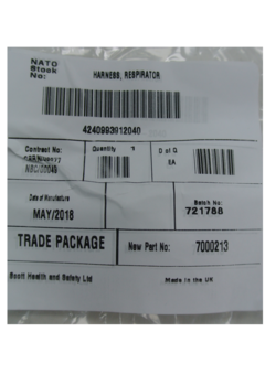 GSR Respirator harness - main image