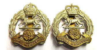Hampshire Regiment Cap Badges - main image