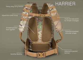 Harrier 25 Litre clamshell rucksack - main image
