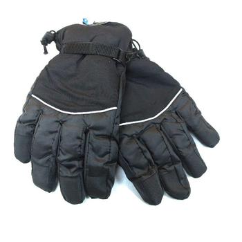 Padded Winter Waterproof ski glove with reflective strip