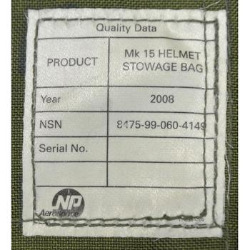 British Military Helmet Stowage Bag Genuine MK15A Padded Helmet Stowage Bag - main image