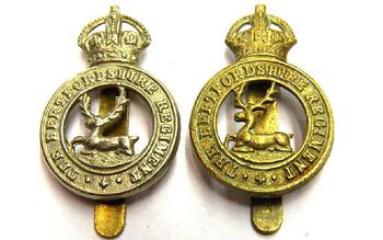  Hertfordshire Regiment Territorial Infanrty Regiment Cap Badge