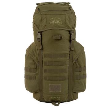 Bergen 44 Litre Forces Army Style Loader 44L Molle Rucksack Olive Green / Black NRT044 - main image
