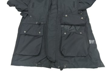 HMP Black Waterproof Breathable Zip Fronted Jacket - main image