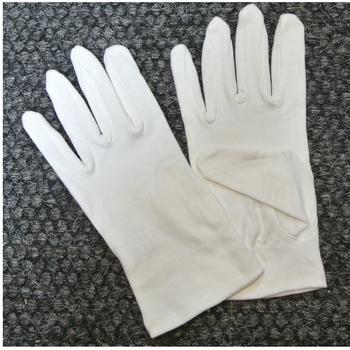 Military Issue White Cotton Gloves Ideal For Parades Standard Bearer's Brand New - main image
