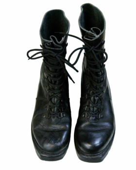 Black Austrian lightweight boots - main image