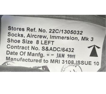 Waterproof Socks RAF Military Issue Immersion Suit Socks - main image