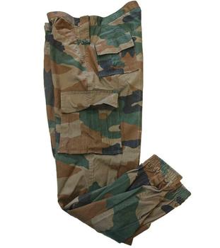 Genuine Indian Army Military Issue Woodland Camo Trousers - main image