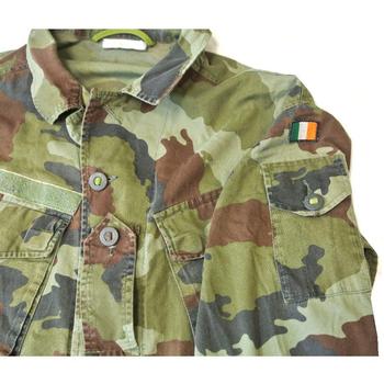 Irish Military Issue Woodland Camo Shirt Short And Long Sleeved  - main image