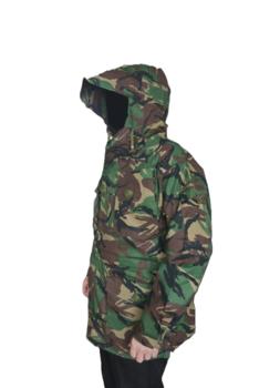 Woodland camo hooded jacket - main image