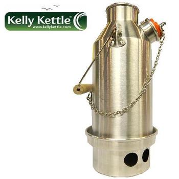 Kelly Kettle, Trekker Aluminium Small Compact and Lightweight - 1 Pint, 0.5 Litre
