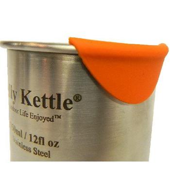 Kelly Stainless Steel cups with cool lips Pack of 2  ~ 1 Small 1 Large - main image