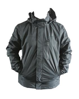 Black Waterproof Jacket Highlander Kerrera Waterproof And Breathable Lined Coat - main image