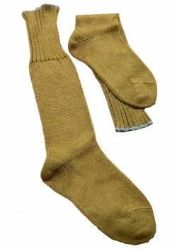 Army Socks, Khaki knitted Long Military Socks 3 sizes