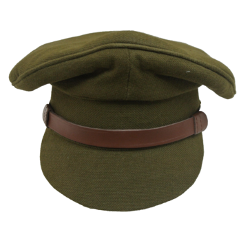 khaki officer hat - main image