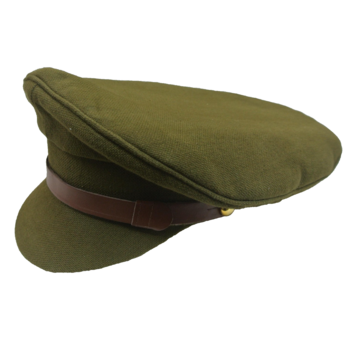 khaki officer hat - main image