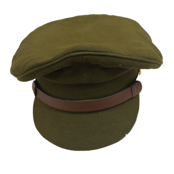 khaki officer hat - main image