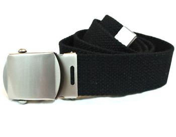 Canvas Belt Kids US Style New Canvas Military Belt Olive Or Black - main image