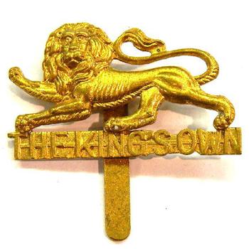 The Kings Own Infantry Regiment Cap Badge Various Styles - main image