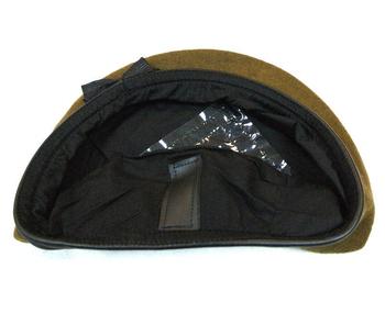 Khaki Beret New Olive Wool Military style Beret, New - main image
